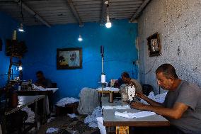 Sewing Factory In Shati Refugee Camp - Gaza