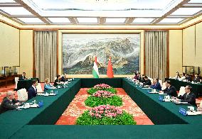 CHINA-BEIJING-ZHAO LEJI-HUNGARY-MEETING (CN)