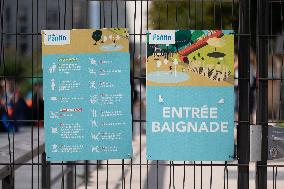 Children Swim In A Natural Pond - Pantin