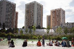 Children Swim In A Natural Pond - Pantin
