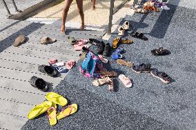 Children Swim In A Natural Pond - Pantin