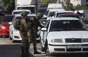 MIDEAST-HEBRON-DRIVE-BY ATTACK-CHECKPOINT