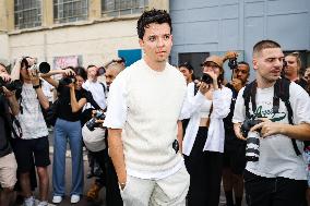 Celebrity Arrivals At JW Anderson Fashion Show During The Milan Men's Fashion Week Spring Summer 2024