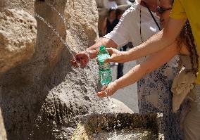 ITALY-ROME-HEATWAVE