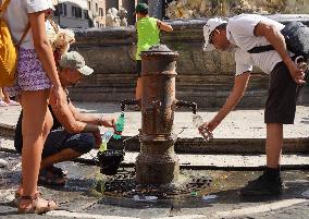 ITALY-ROME-HEATWAVE