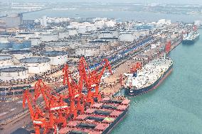 Yantai Port Crude Oil Throughput Increased