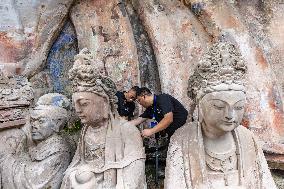 CHINA-CHONGQING-CAVE TEMPLE CONSERVATION (CN)