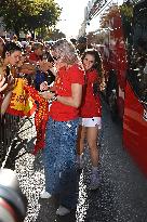 Spanish Women's National Soccer Team Arrives In Ibiza