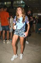 Spanish Women's National Soccer Team Arrives In Ibiza