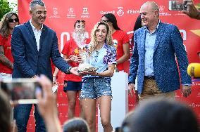 Spanish Women's National Soccer Team Arrives In Ibiza