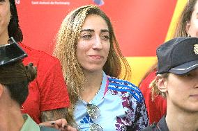Spanish Women's National Soccer Team Arrives In Ibiza