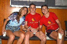 Spanish Women's National Soccer Team Arrives In Ibiza