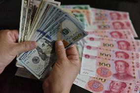 Chinese Yuan And US Dollar Exchange Rate