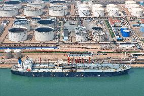 Yantai Port Crude Oil Throughput Increased