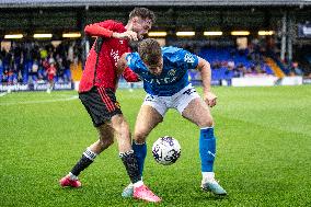 Stockport County v Manchester United U21 - EFL Trophy