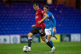 Stockport County v Manchester United U21 - EFL Trophy