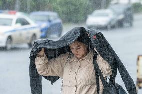 RUSSIA-VLADIVOSTOK-HEAVY RAIN