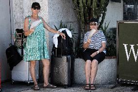 FRANCE-NICE-DAILY LIFE-HEATWAVE