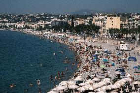 FRANCE-NICE-DAILY LIFE-HEATWAVE