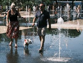 FRANCE-NICE-DAILY LIFE-HEATWAVE