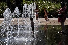 FRANCE-NICE-DAILY LIFE-HEATWAVE