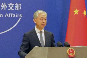 Chinese Foreign Ministry spokesman Wang Wenbin