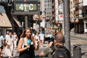 Fourth Heat Wave Of The Summer Hits Spain