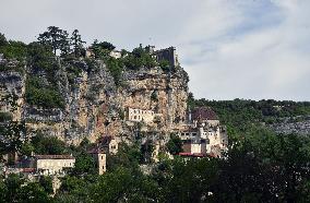 City of Rocamadour in the Lot