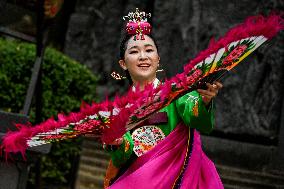 INDONESIA-SOUTH TANGERANG-FOLKLORE MUSIC AND DANCE  FESTIVAL