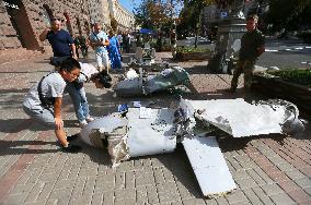 Captured Russian Military Vehicles Displayed Ahead Of Independence Day Celebrations In Kyiv, Amid Russia's Invasion Of Ukraine