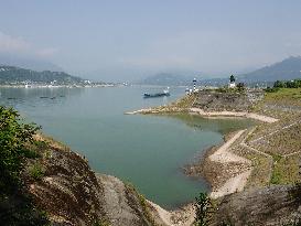 Three Gorges Reservoir Vacates Its Storage Capacity to Prepare For The Upcoming Flood in Yichang, China