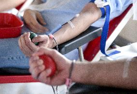Blood donation centre in Kyiv