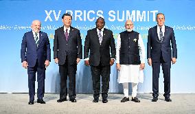 SOUTH AFRICA-JOHANNESBURG-XI JINPING-15TH BRICS SUMMIT