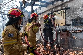 GREECE-ATHENS-WILDFIRES