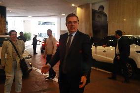 'Trade Union Dialogue' Meeting With Marcelo Ebrard