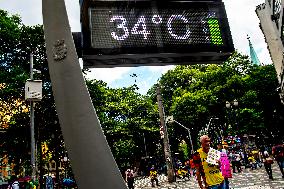 Heat Wave In Sao Paulo