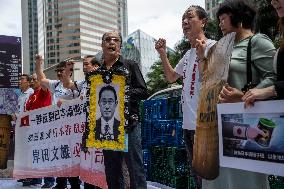 Hong Kong Protest Against Japan Releasing Fukushima Water Into Sea