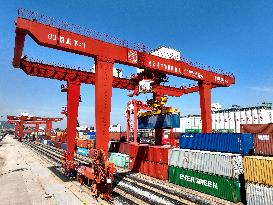 China-europe freight train