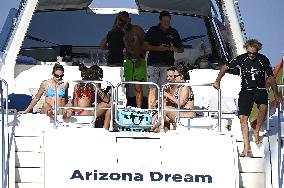 Players Of The Spanish Women's Soccer Team Enjoy A Break - Ibiza