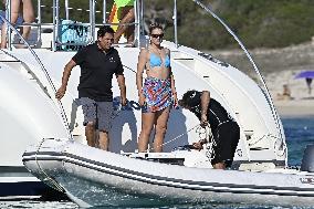 Players Of The Spanish Women's Soccer Team Enjoy A Break - Ibiza