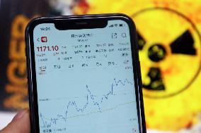 Photo Illustration Nuclear Pollution Prevention Stock