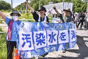 Protest against Fukushima water release