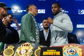 Press Conference Before Usyk Vs Dubois Boxing Fight