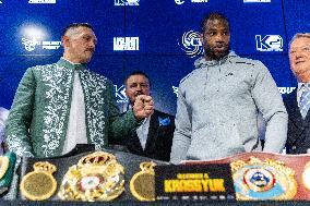 Press Conference Before Usyk Vs Dubois Boxing Fight