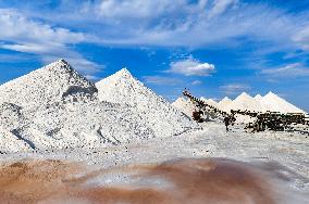 Beidechi Salt Farm in Ordos