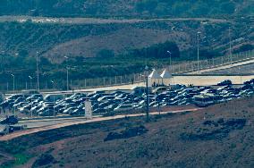 Queues Of Vehicles To Enter Cross The Strait - Ceuta