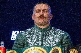 Press Conference Before Usyk Vs Dubois Boxing Fight