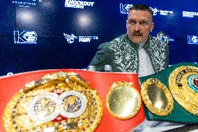 Press Conference Before Usyk Vs Dubois Boxing Fight