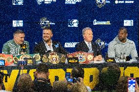 Press Conference Before Usyk Vs Dubois Boxing Fight