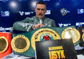 Press Conference Before Usyk Vs Dubois Boxing Fight